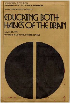 EDUCATING BOTH HALVES OF THE BRAIN poster