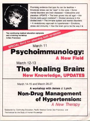 PSYCHOIMMUNOLOGY: A NEW FIELD poster